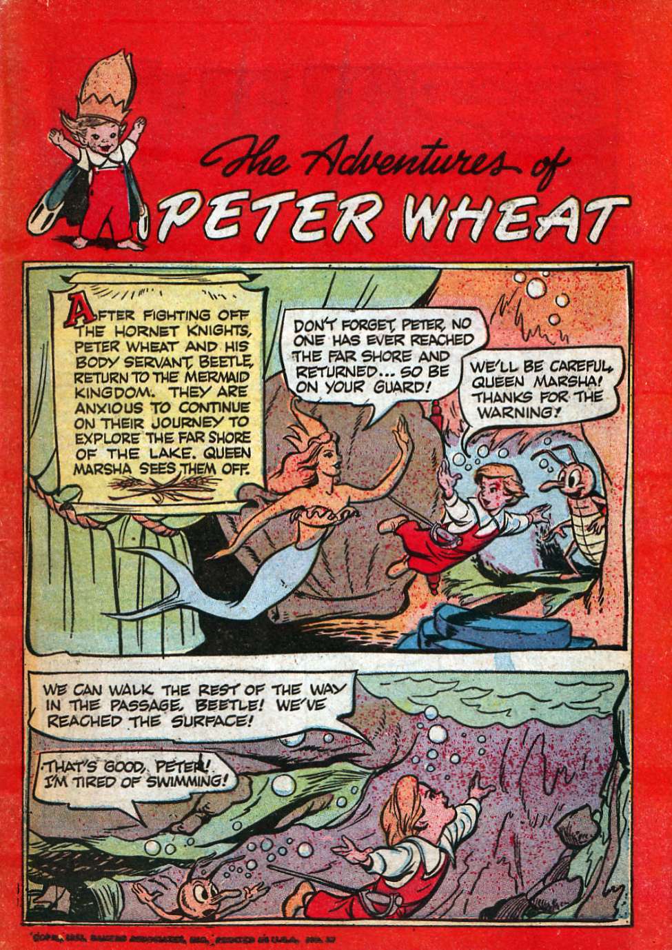 Comic Book Cover For The Adventures of Peter Wheat 37