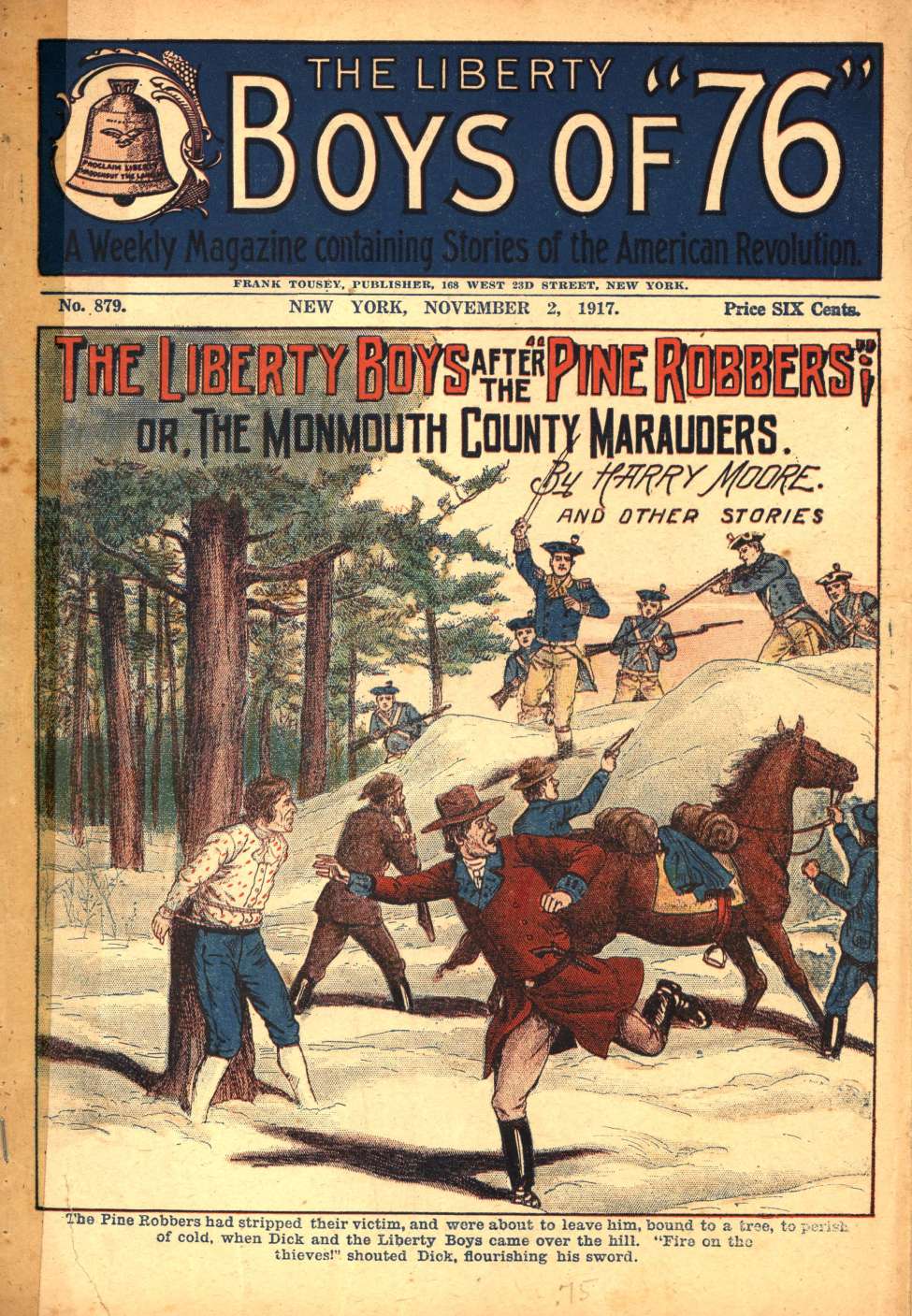 Book Cover For The Liberty Boys of 76 879 - The Liberty Boys After the Pine Robbers