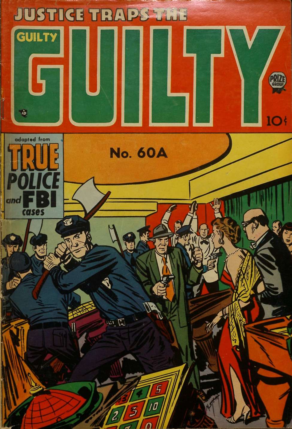 Comic Book Cover For Justice Traps the Guilty 60a