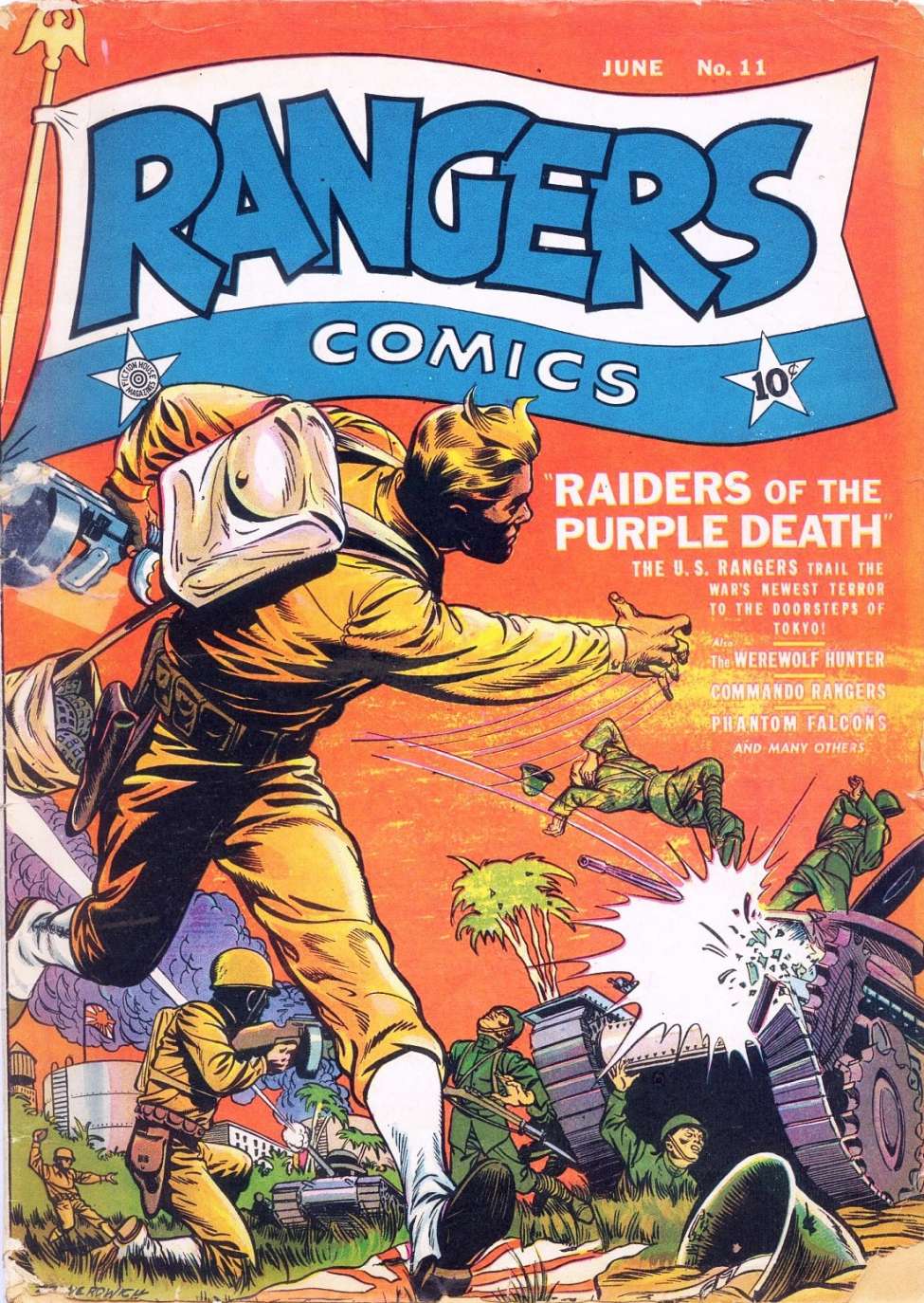 Comic Book Cover For Rangers Comics 11