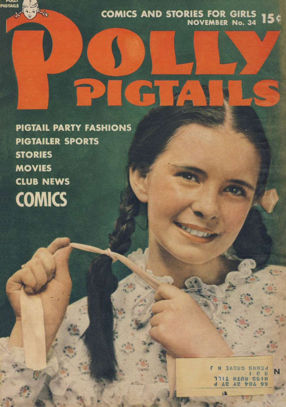Book Cover For Polly Pigtails 34 - Version 1