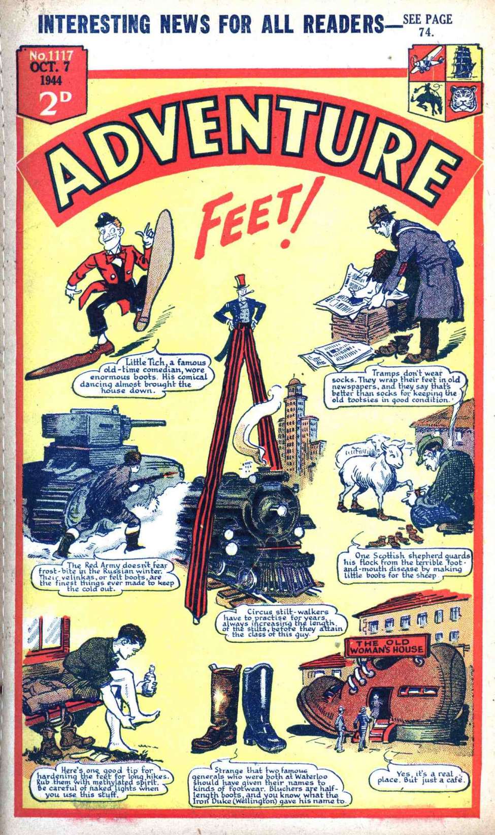 Comic Book Cover For Adventure 1117