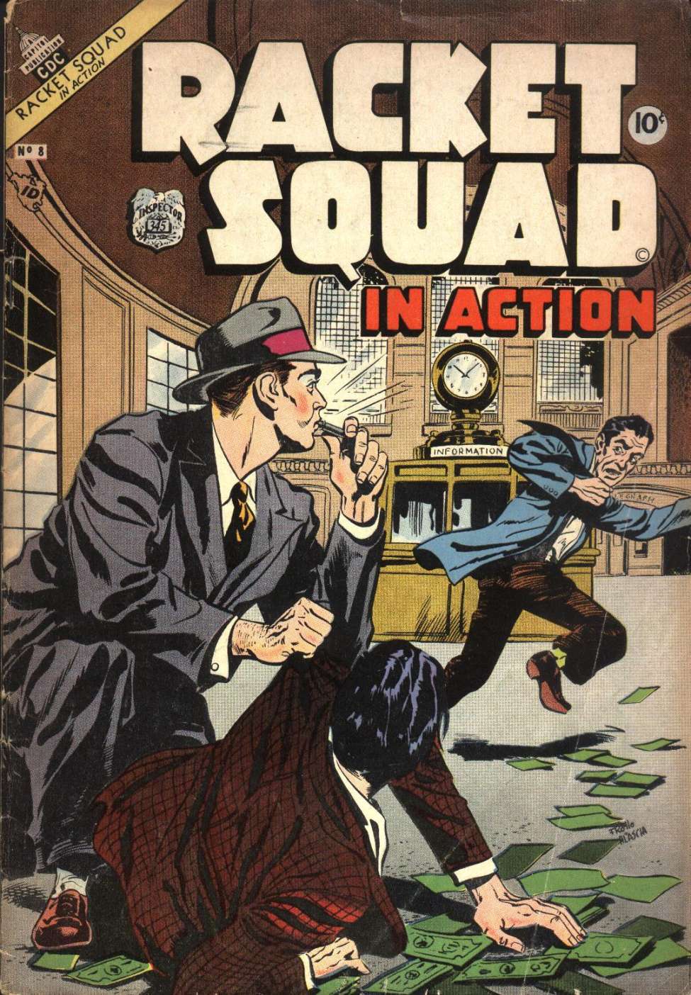 Comic Book Cover For Racket Squad in Action 8