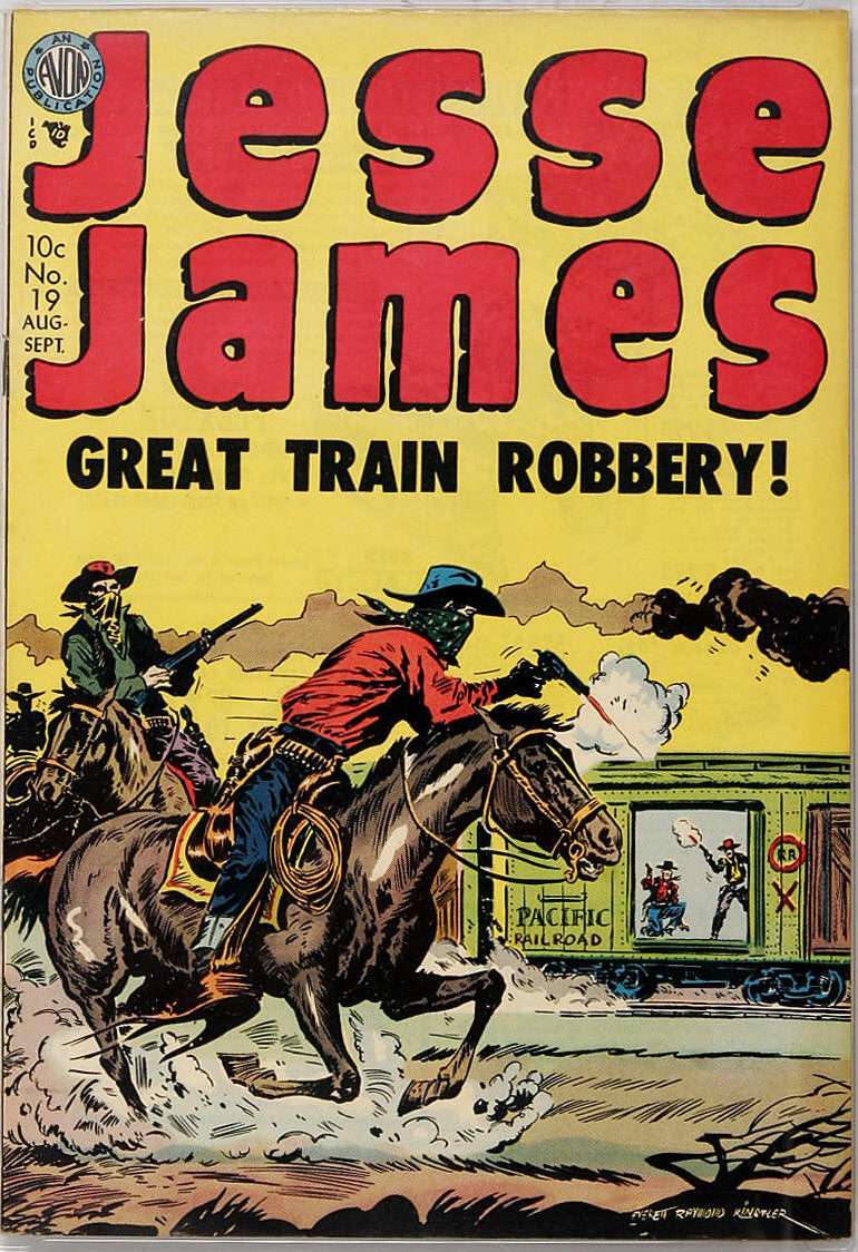 Comic Book Cover For Jesse James 19