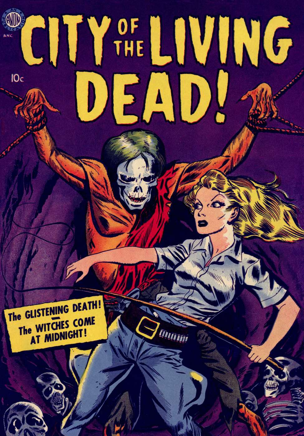 Comic Book Cover For City Of The Living Dead (nn)