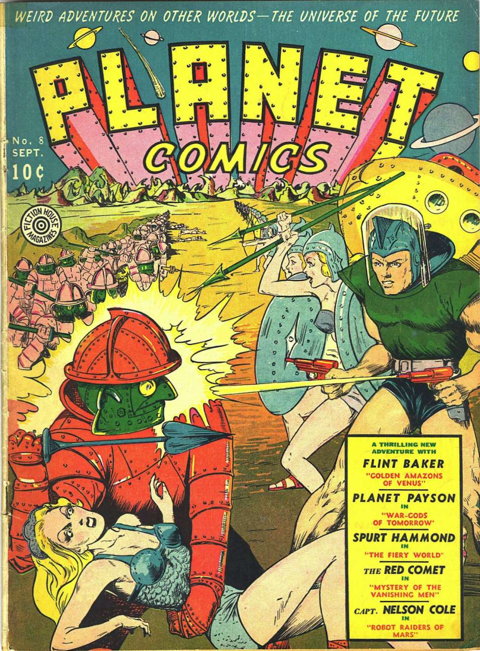 Book Cover For Planet Comics 8 (fiche)