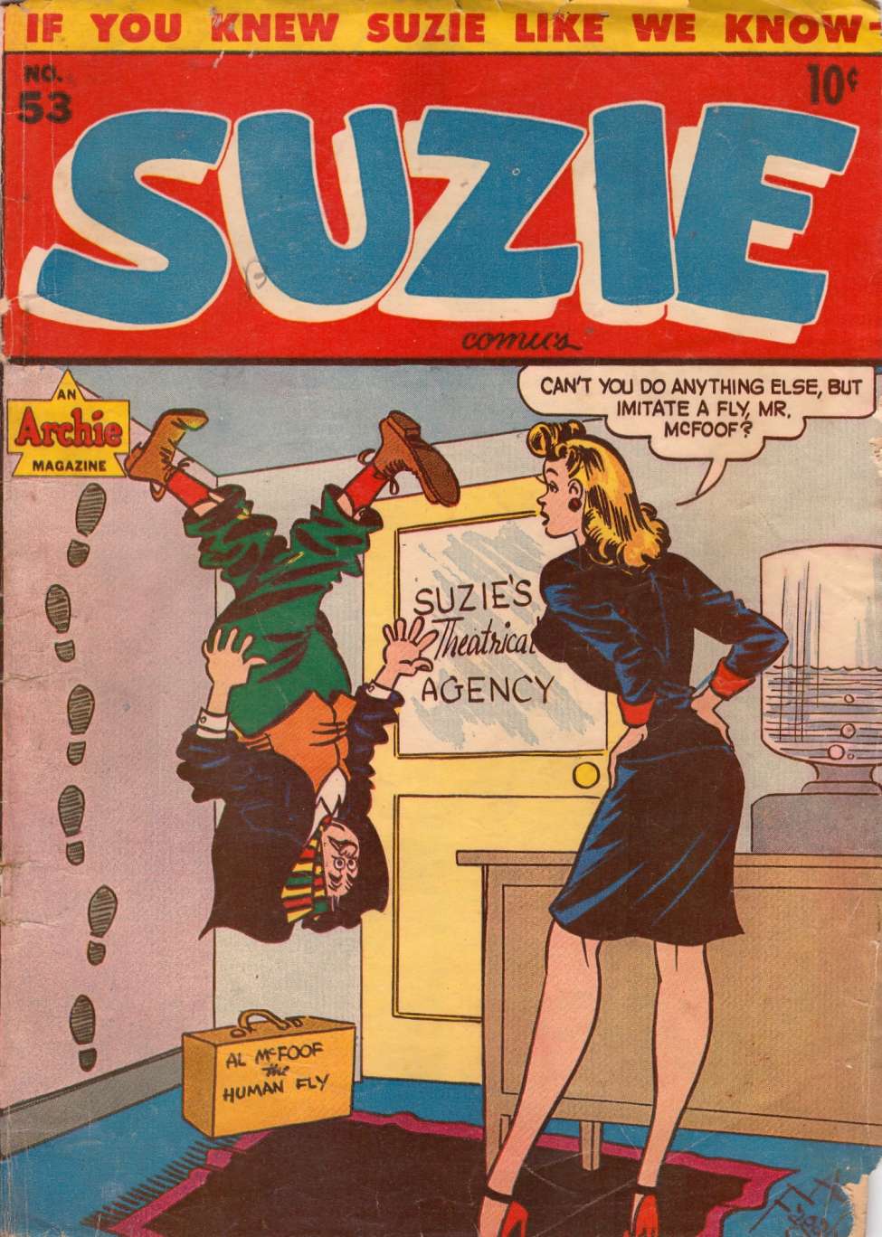 Comic Book Cover For Suzie Comics 53