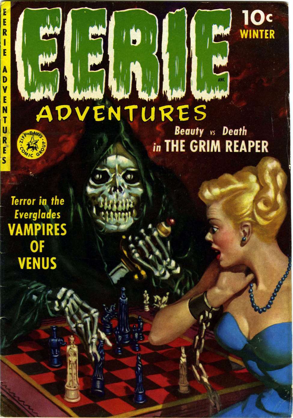 Comic Book Cover For Eerie Adventures 1