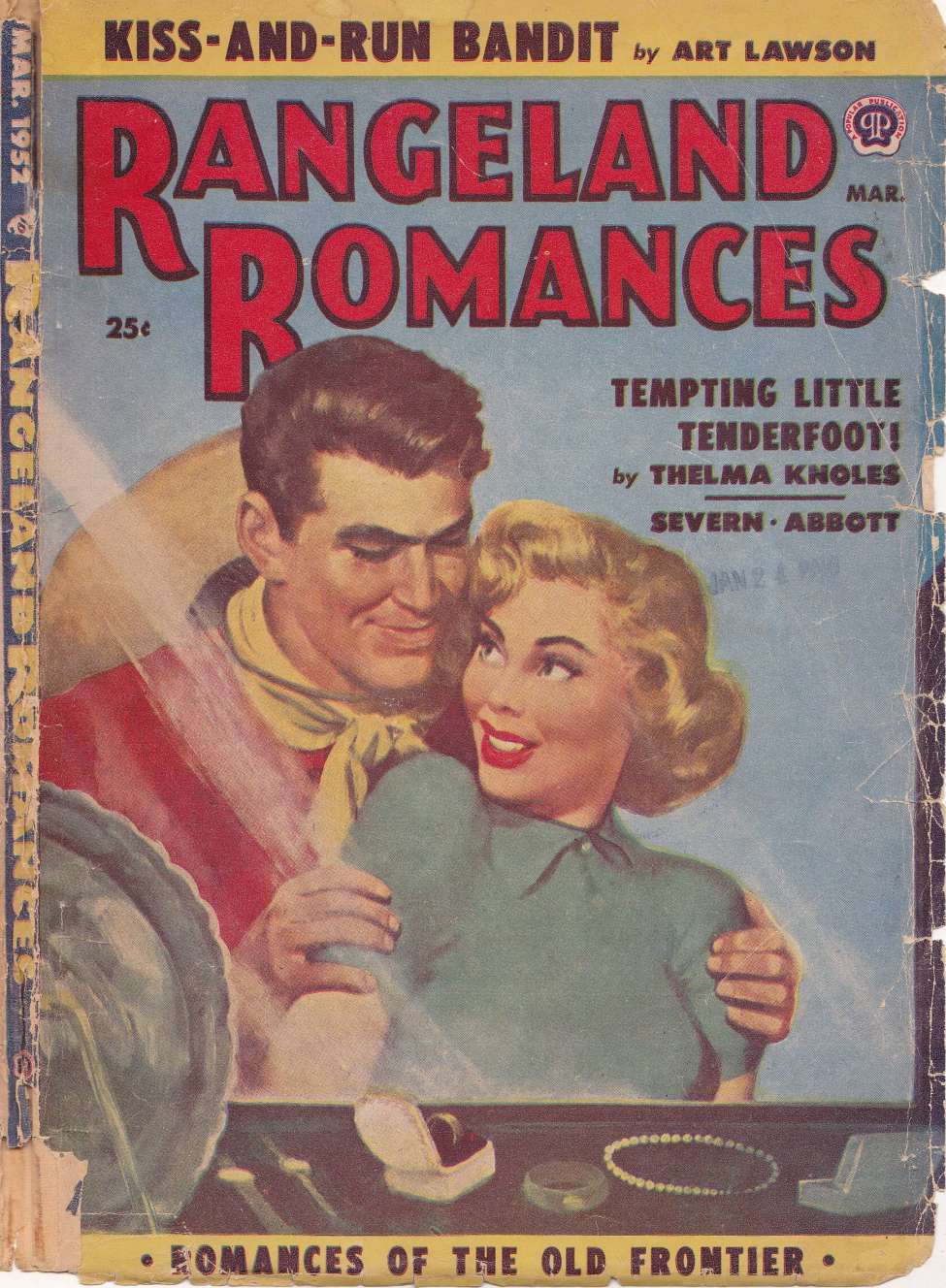 Comic Book Cover For Rangeland Romances v50 4