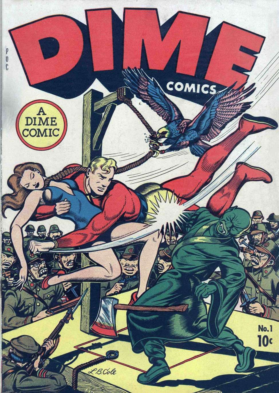 Comic Book Cover For Dime Comics 1 - Version 1