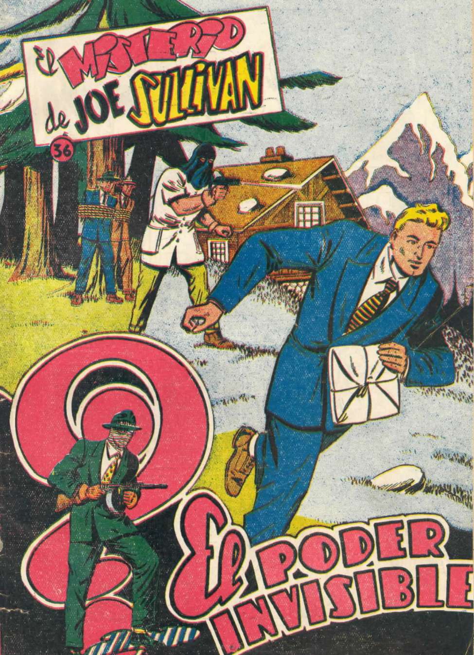 Comic Book Cover For El Poder Invisible 36 - El Misterio de Joe Sullivan