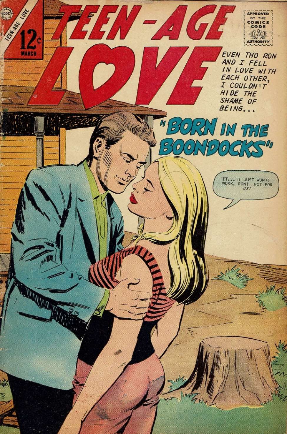 Comic Book Cover For Teen-Age Love 52