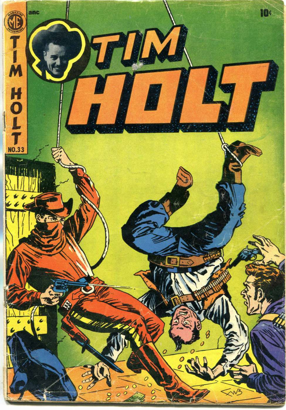 Comic Book Cover For Tim Holt 33