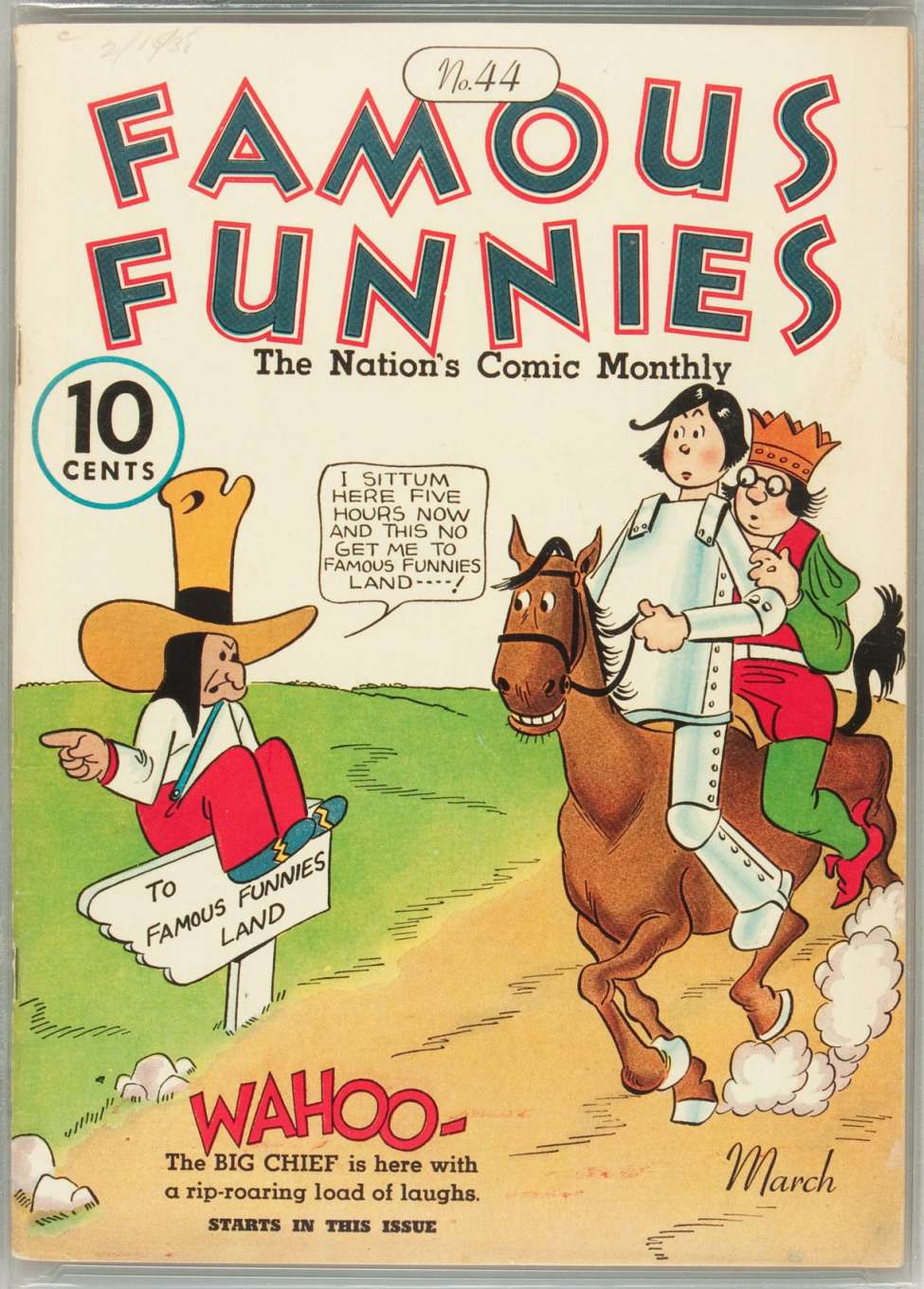 Comic Book Cover For Famous Funnies 44