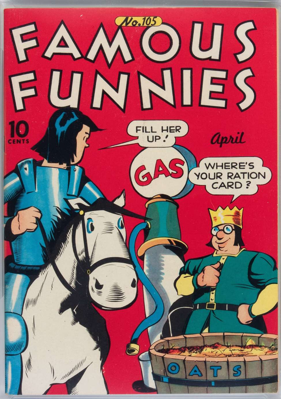 Book Cover For Famous Funnies 105