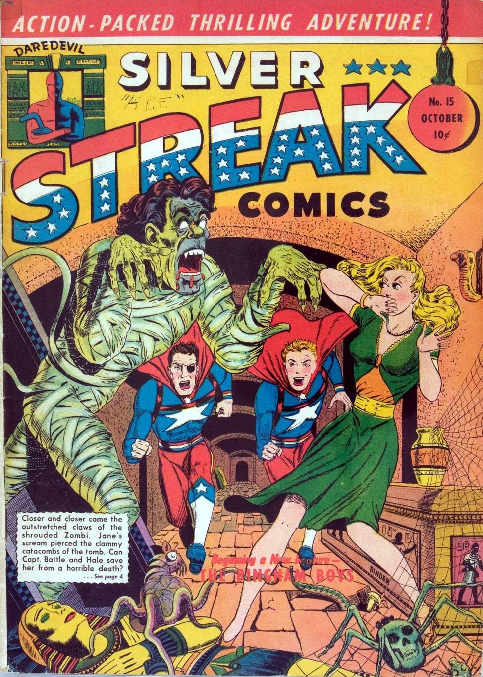 Comic Book Cover For Silver Streak Comics 15