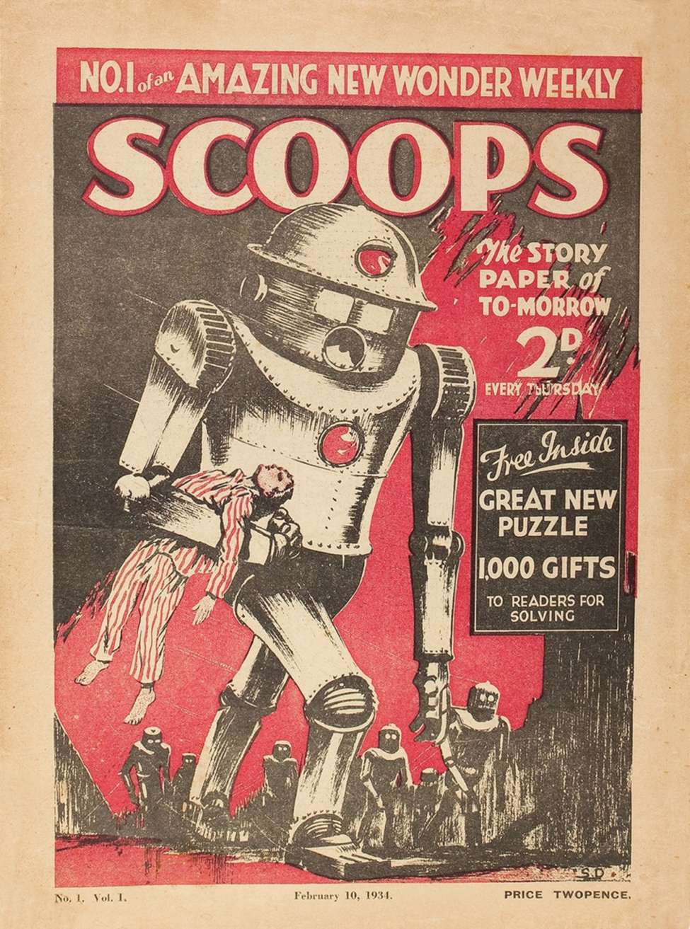 Comic Book Cover For Scoops 1 - Master of the Moon
