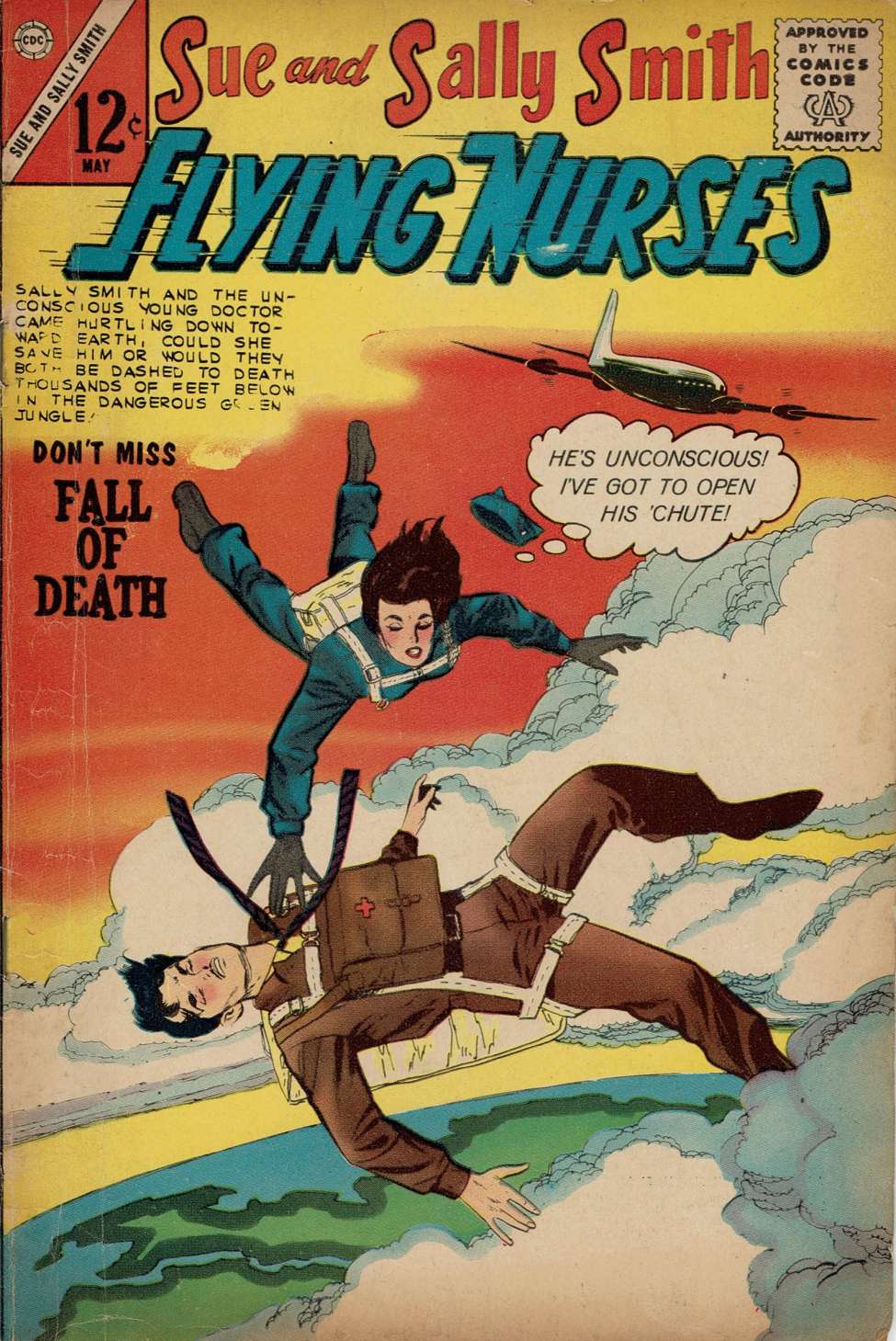Comic Book Cover For Sue and Sally Smith, Flying Nurses 51