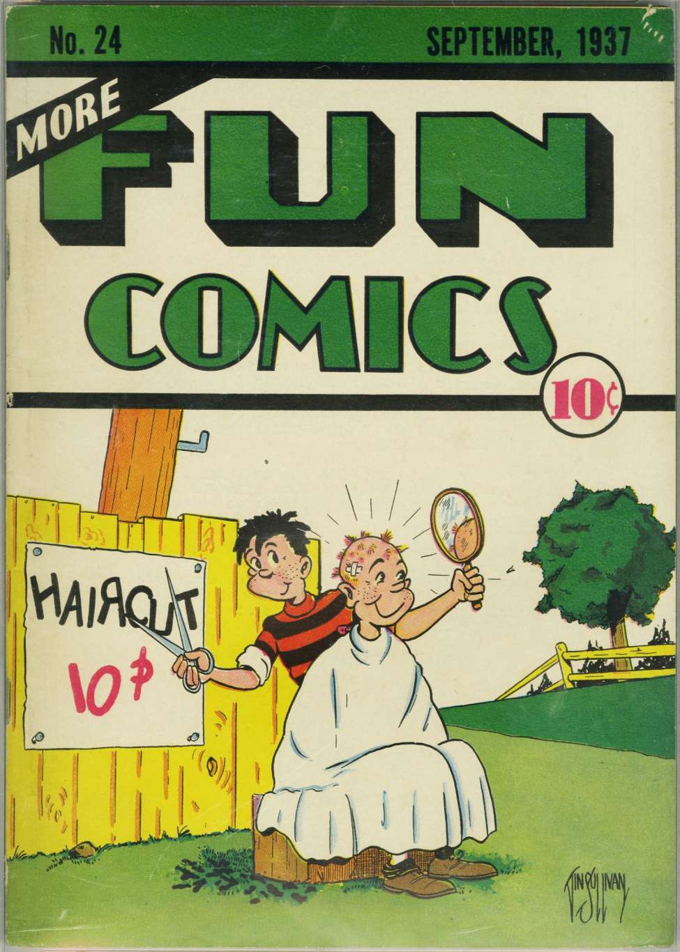 Book Cover For More Fun Comics 24