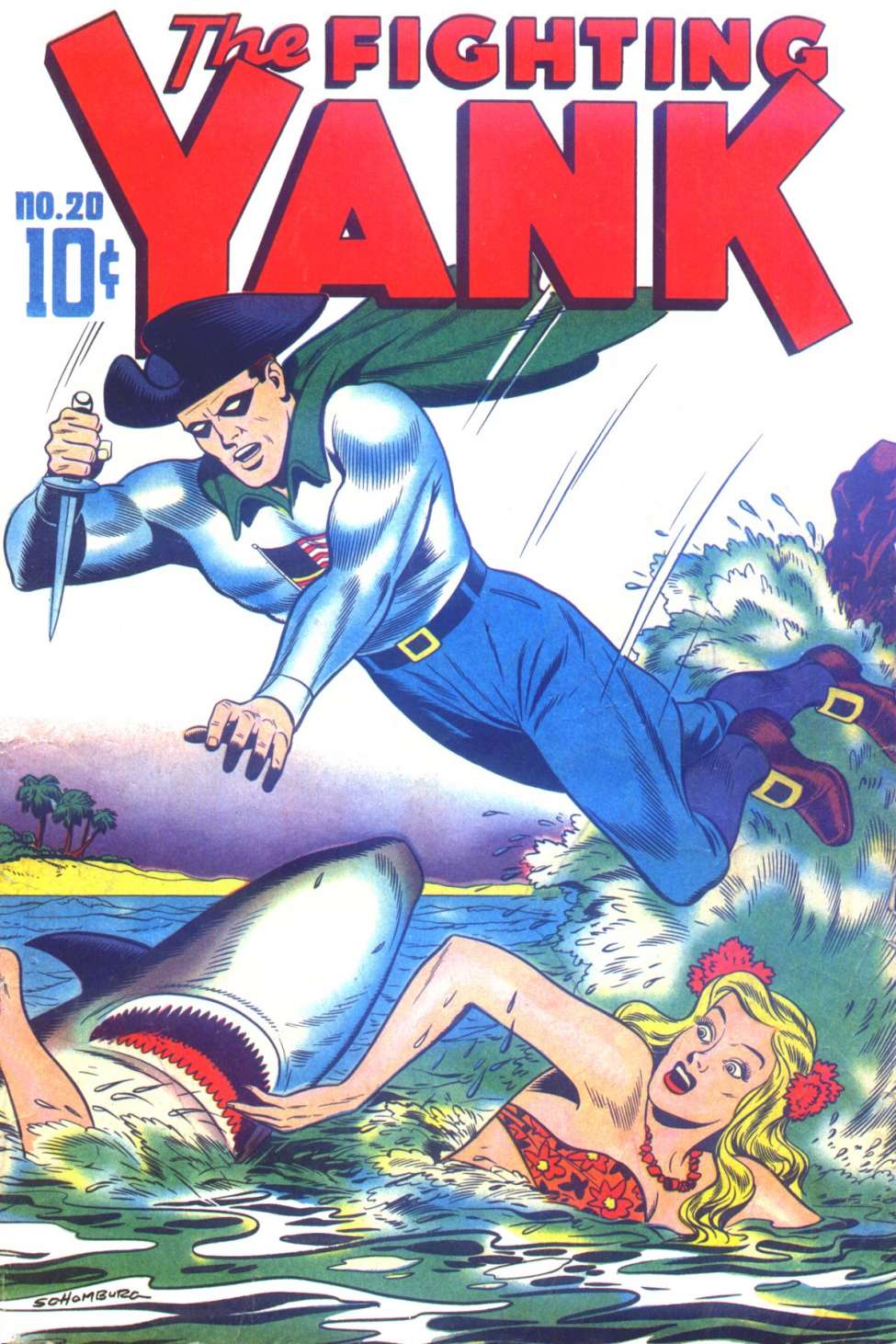 Comic Book Cover For The Fighting Yank 20