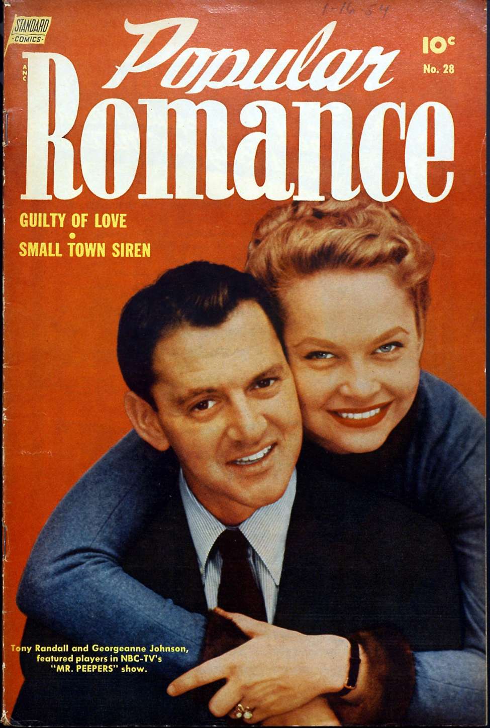 Comic Book Cover For Popular Romance 28