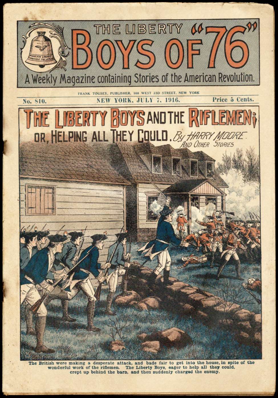 Book Cover For The Liberty Boys of 76 810 - The Liberty Boys and the Riflemen