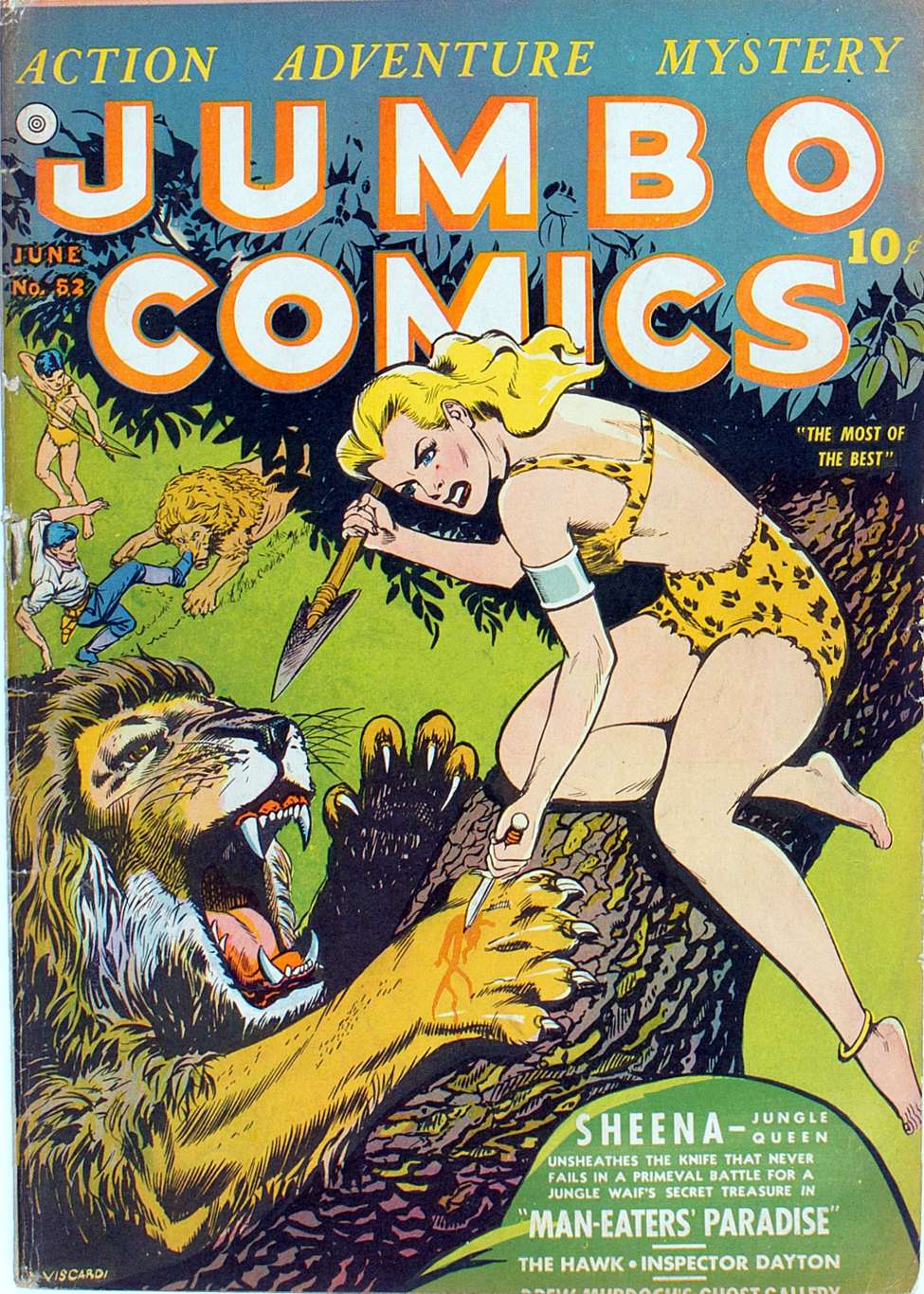 Book Cover For Jumbo Comics 52 - Version 2