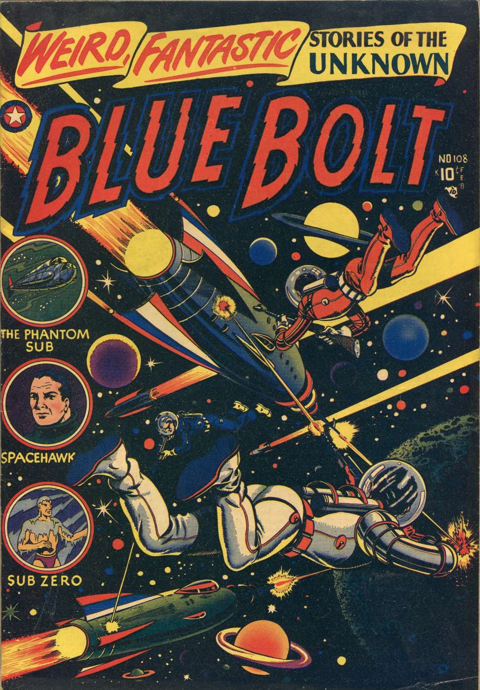 Book Cover For Blue Bolt 108