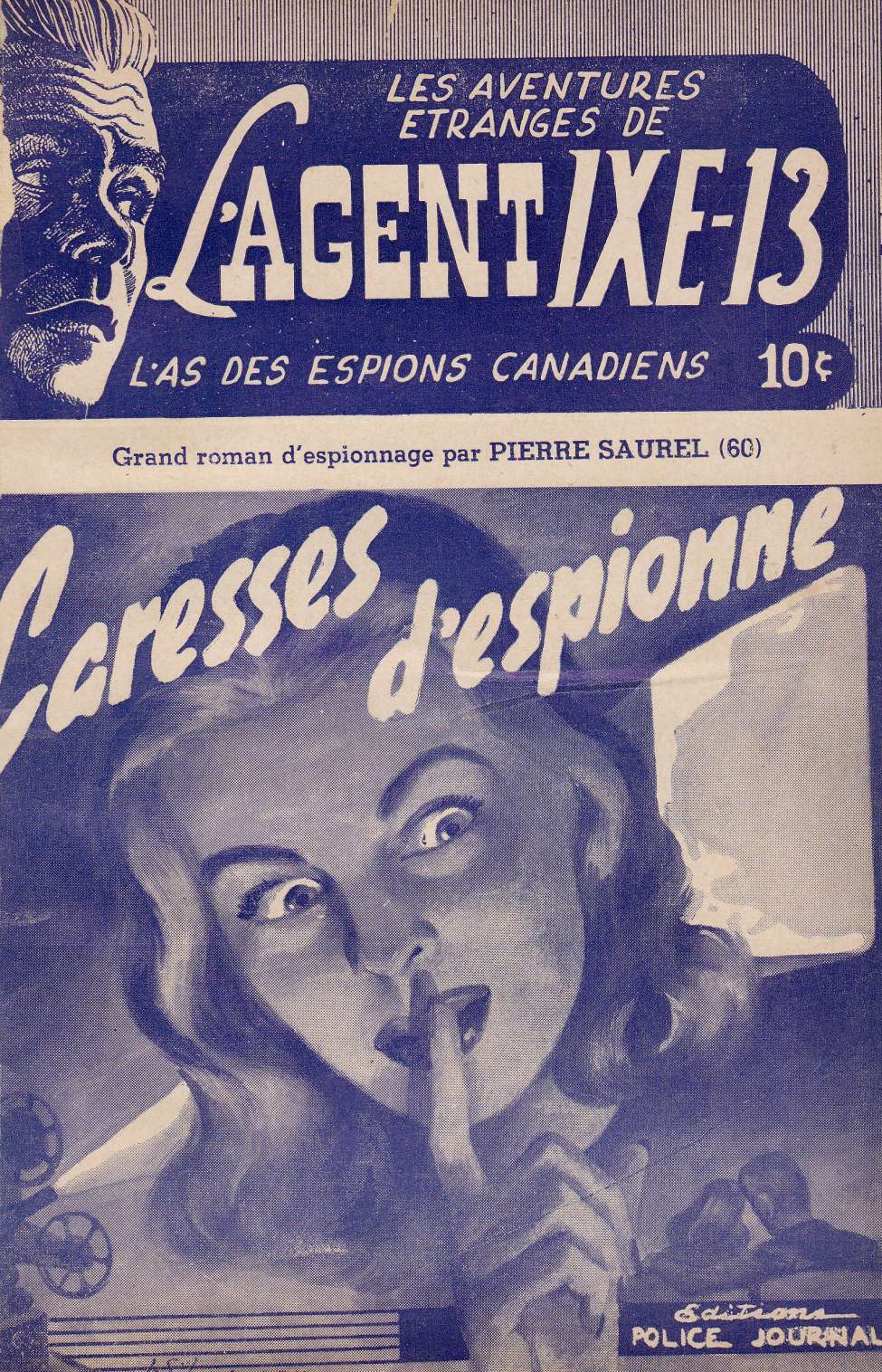 Comic Book Cover For L'Agent IXE-13 v2 60 - Caresses d'espionne