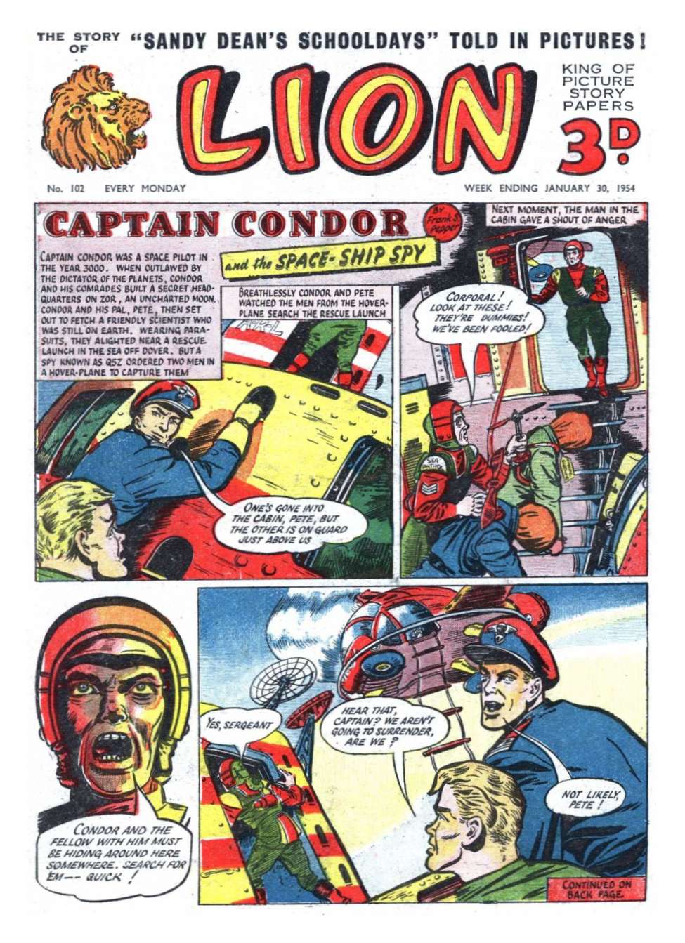 Comic Book Cover For Lion 102