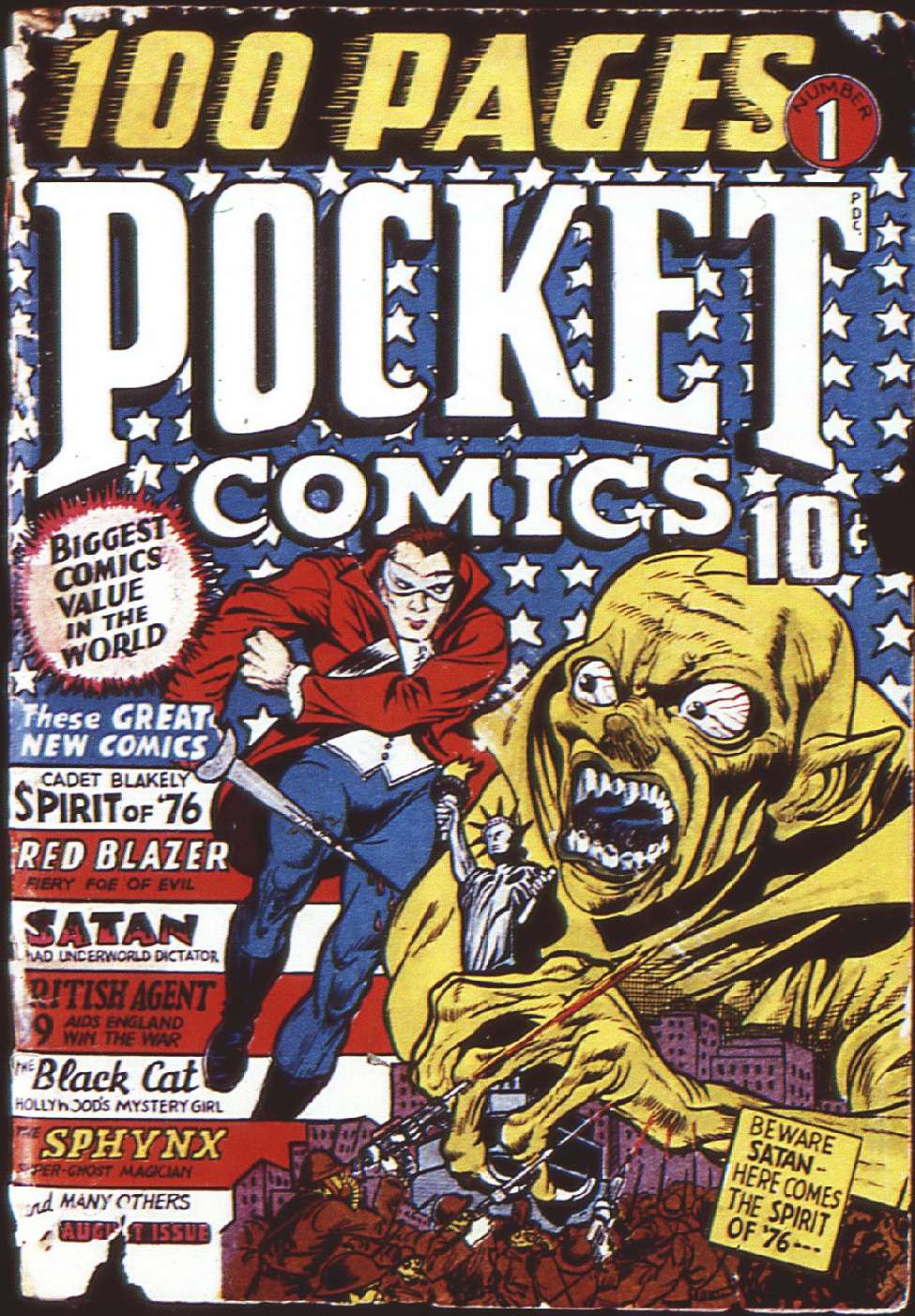 Book Cover For Pocket Comics 1 (fiche) - Version 1