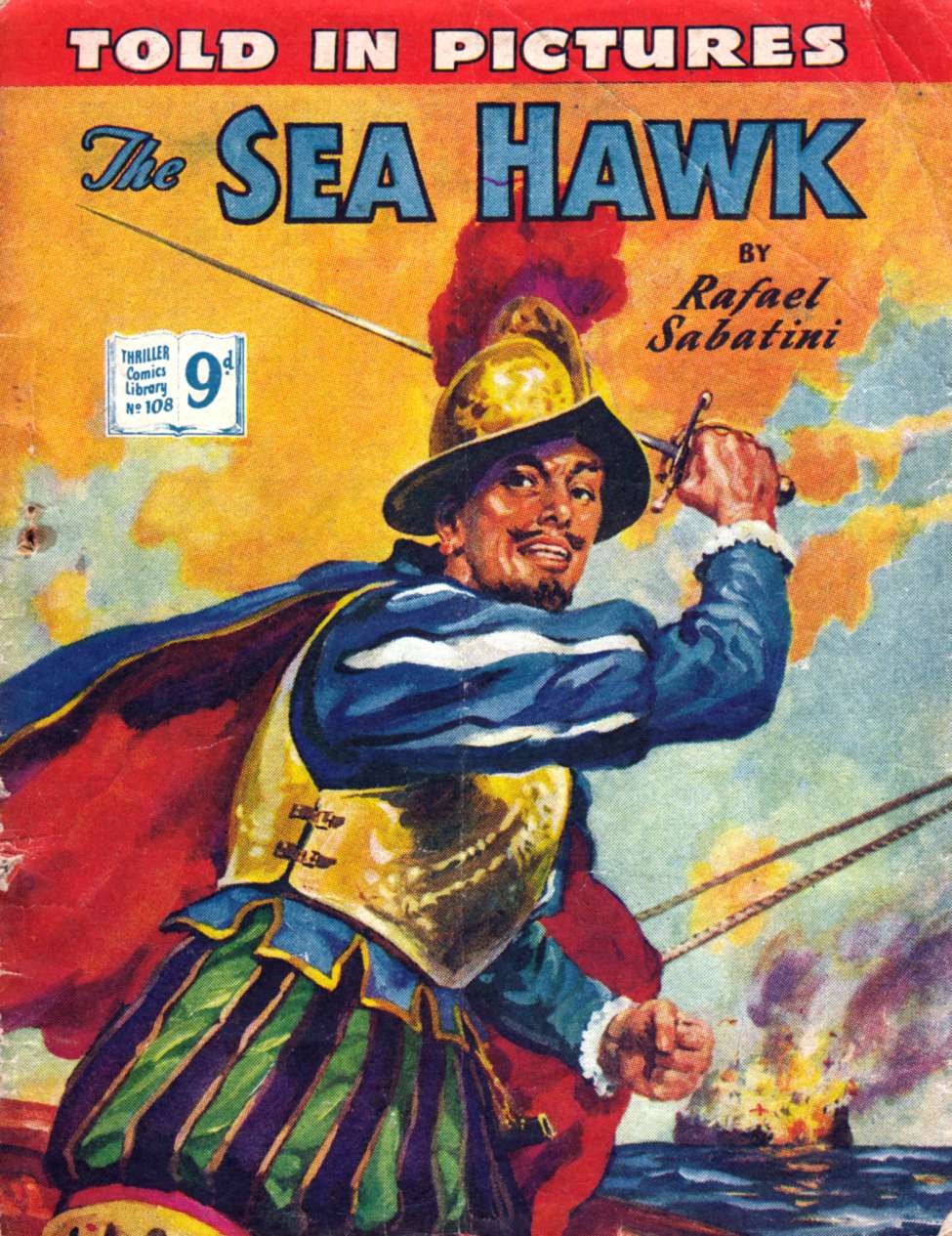 Comic Book Cover For Thriller Comics Library 108 - The Sea Hawk