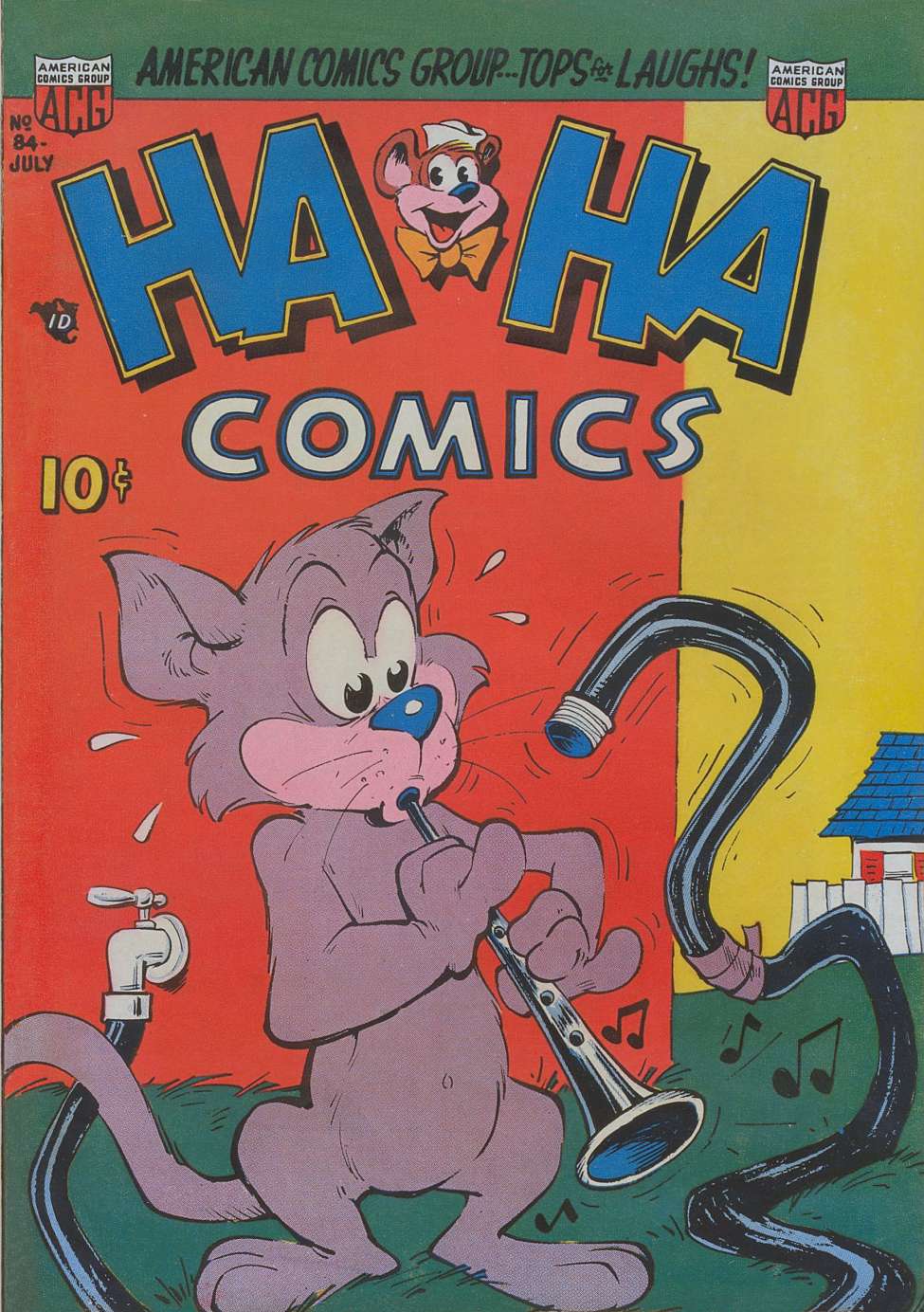 Comic Book Cover For Ha Ha Comics 84
