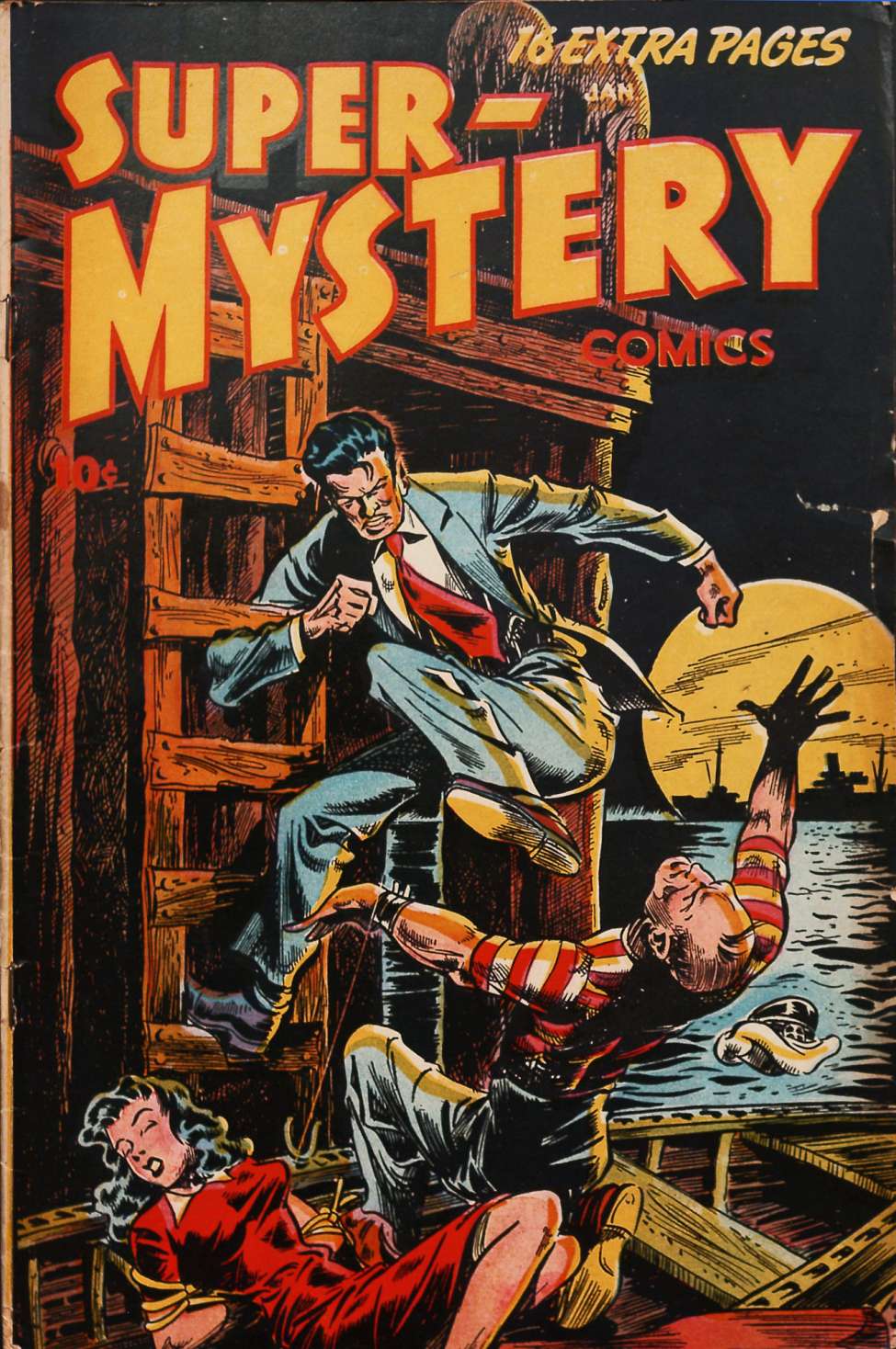 Comic Book Cover For Super-Mystery Comics v7 3