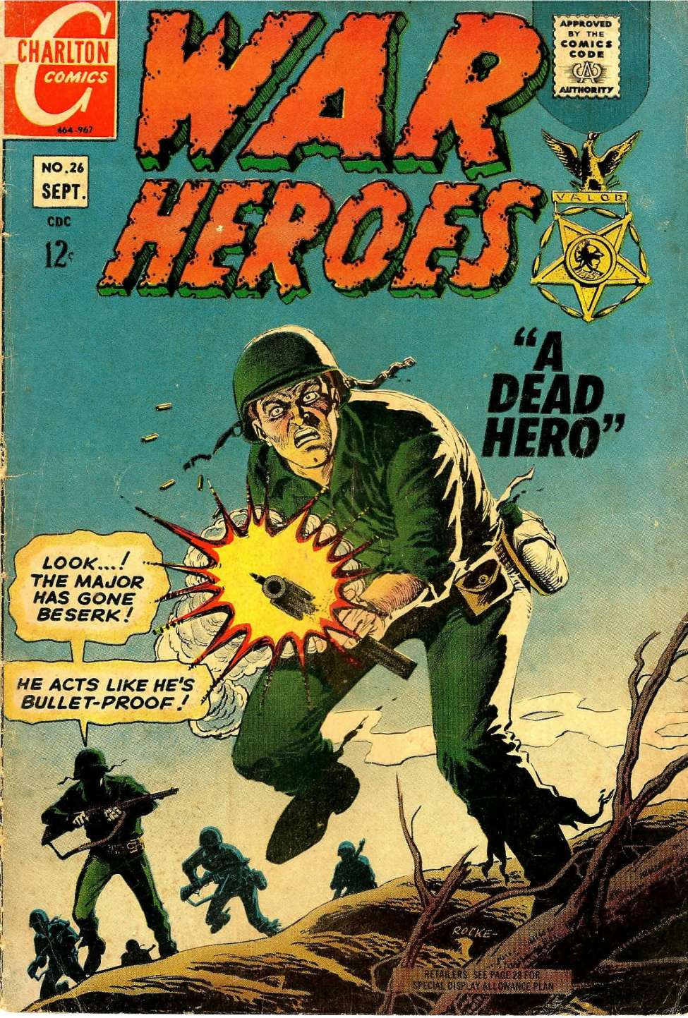 Comic Book Cover For War Heroes 26