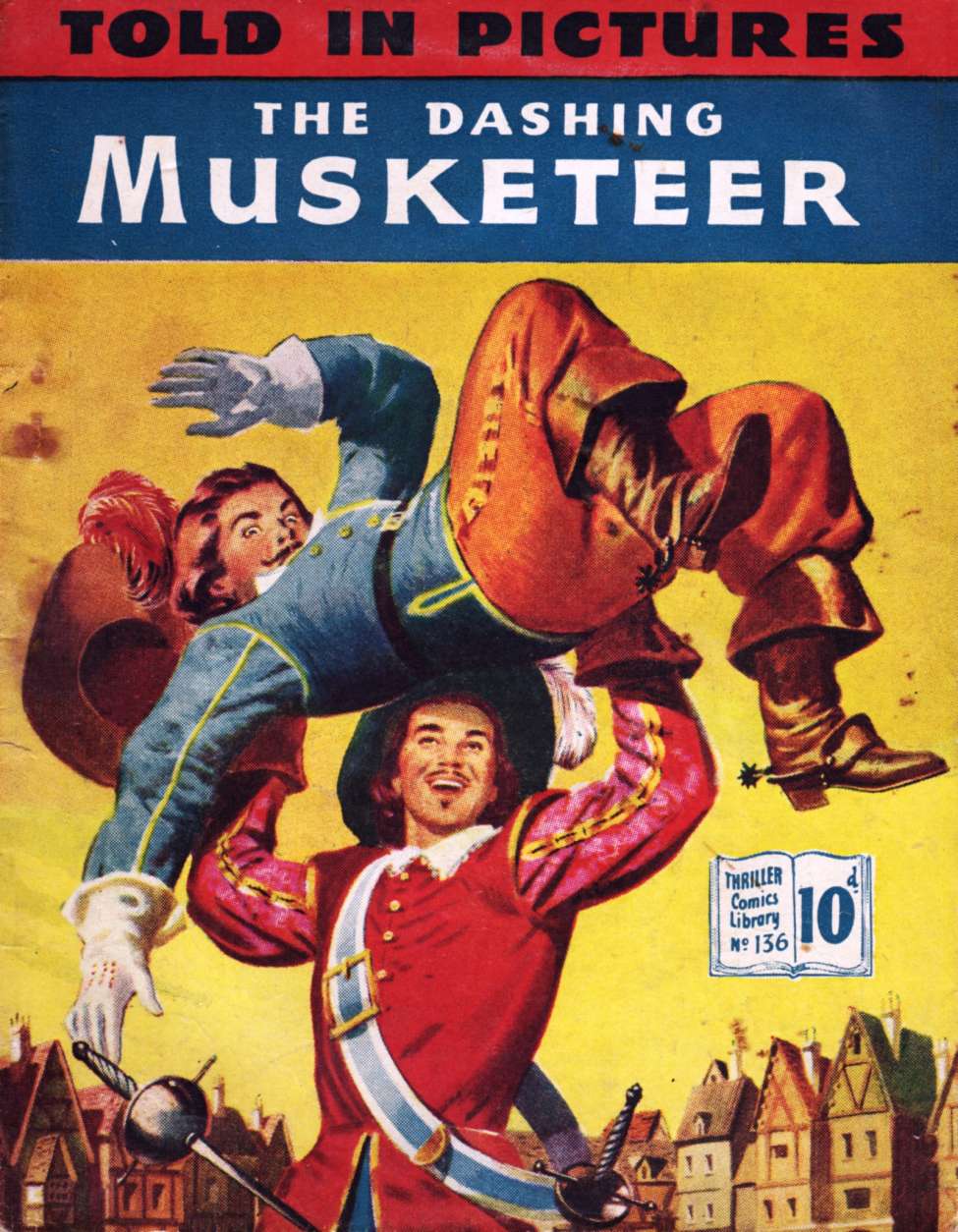 Book Cover For Thriller Comics Library 136 - The Dashing Musketeer