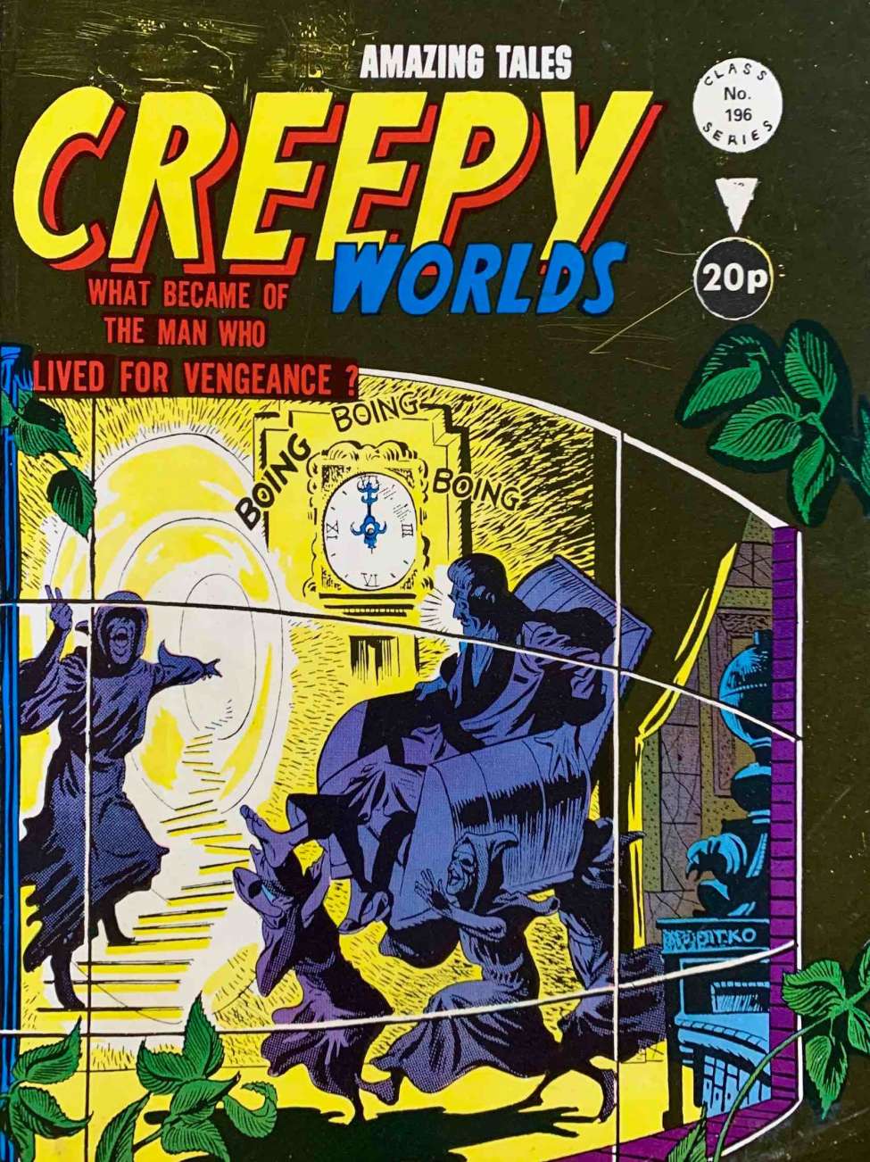 Book Cover For Creepy Worlds 196