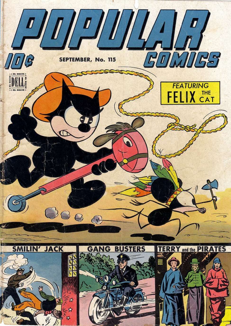 Comic Book Cover For Popular Comics 115