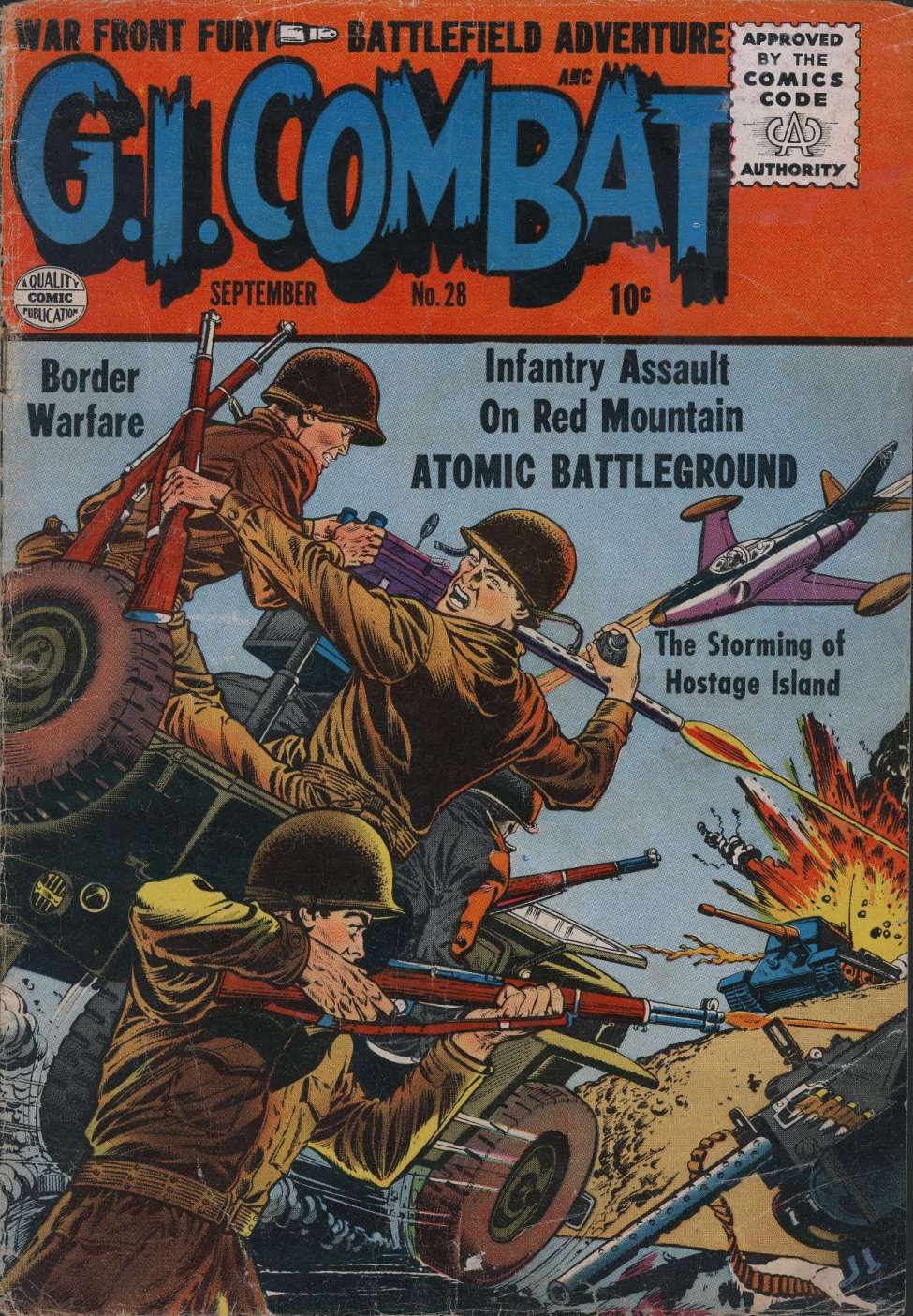 Comic Book Cover For G.I. Combat 28