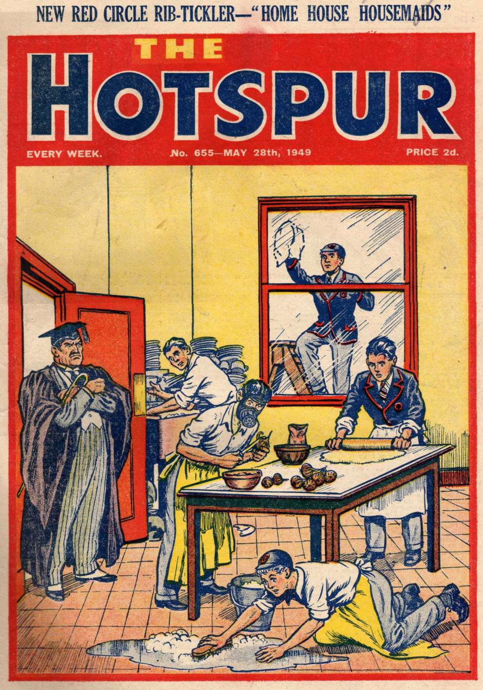 Comic Book Cover For The Hotspur 655