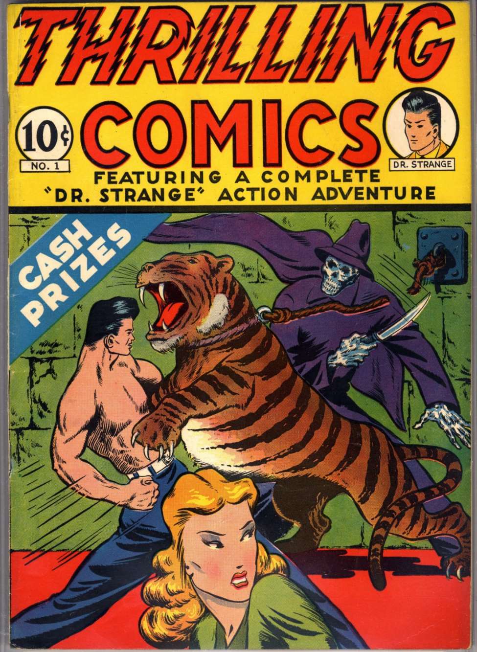 Comic Book Cover For Thrilling Comics 1 (fiche)