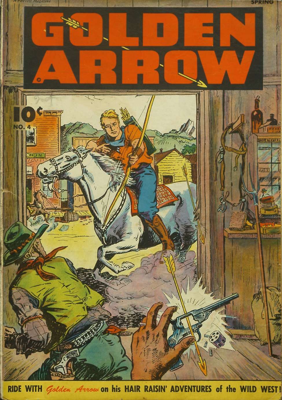 Comic Book Cover For Golden Arrow 4