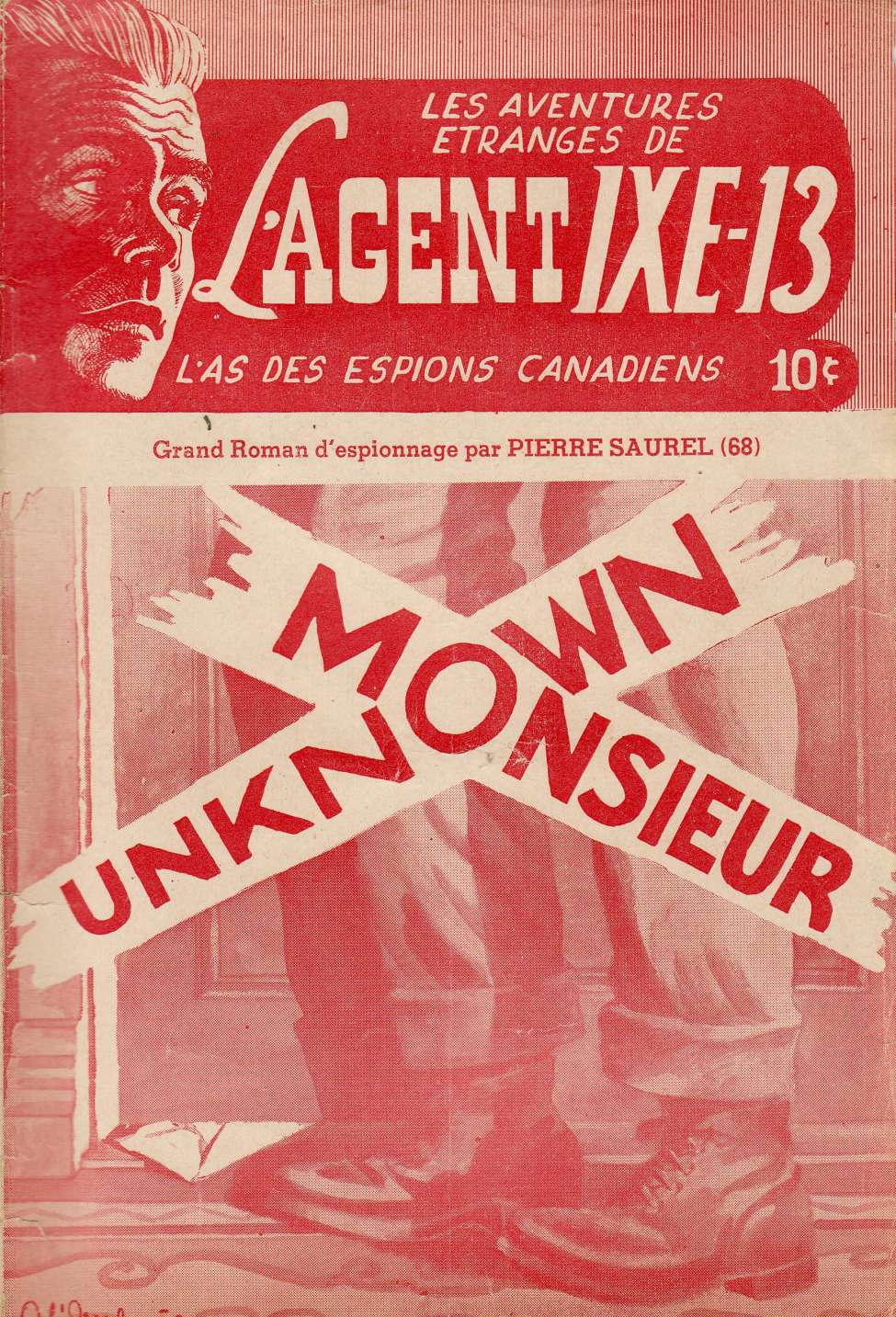 Comic Book Cover For L'Agent IXE-13 v2 68 - Monsieur Unknown