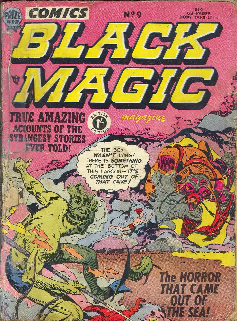 Comic Book Cover For Black Magic 9