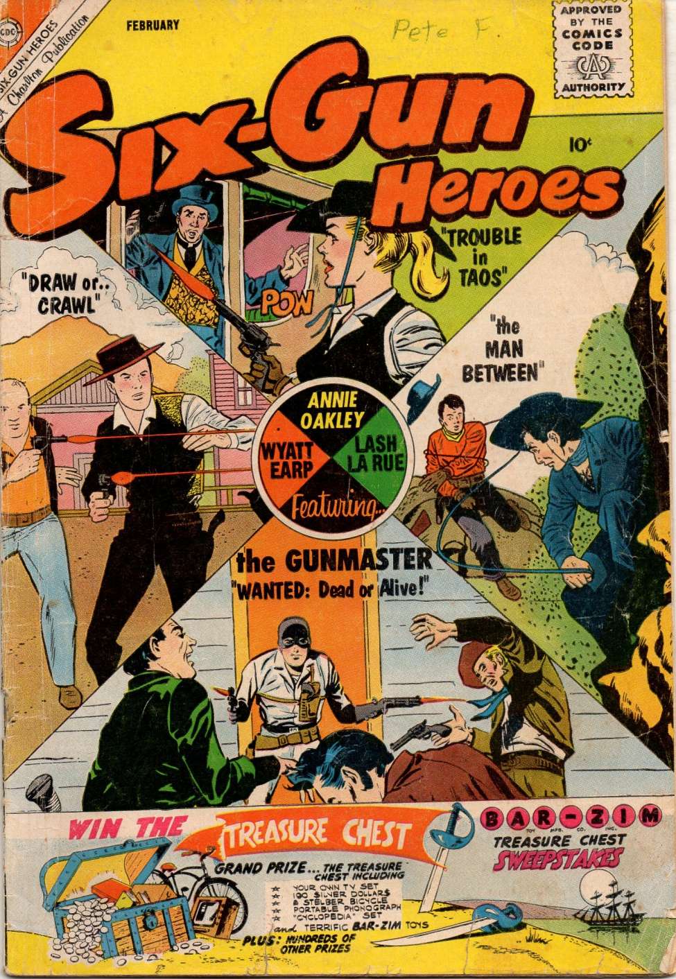 Book Cover For Six-Gun Heroes 61