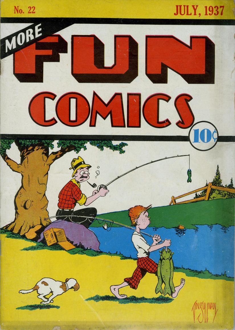 Comic Book Cover For More Fun Comics 22