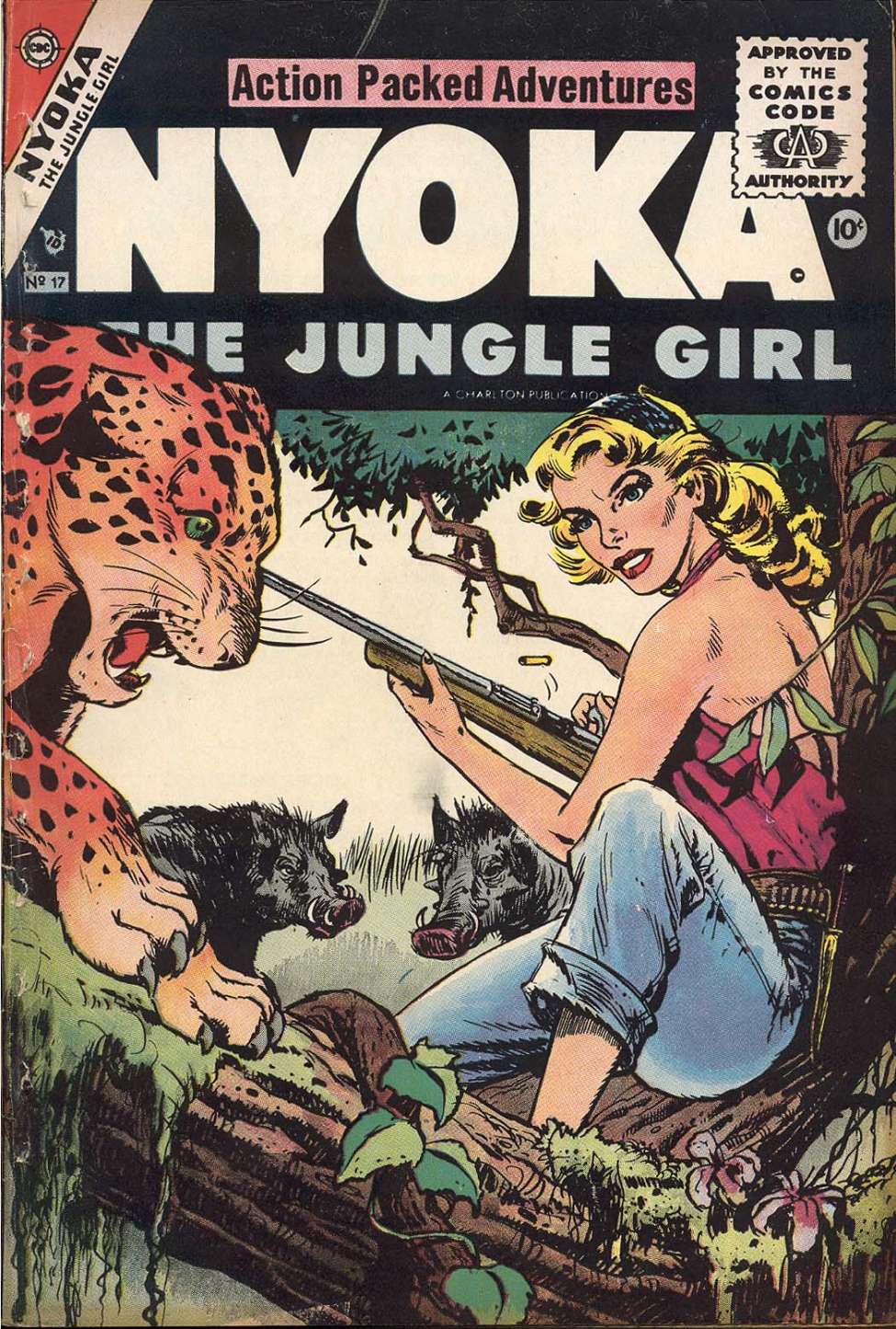 Comic Book Cover For Nyoka the Jungle Girl 17
