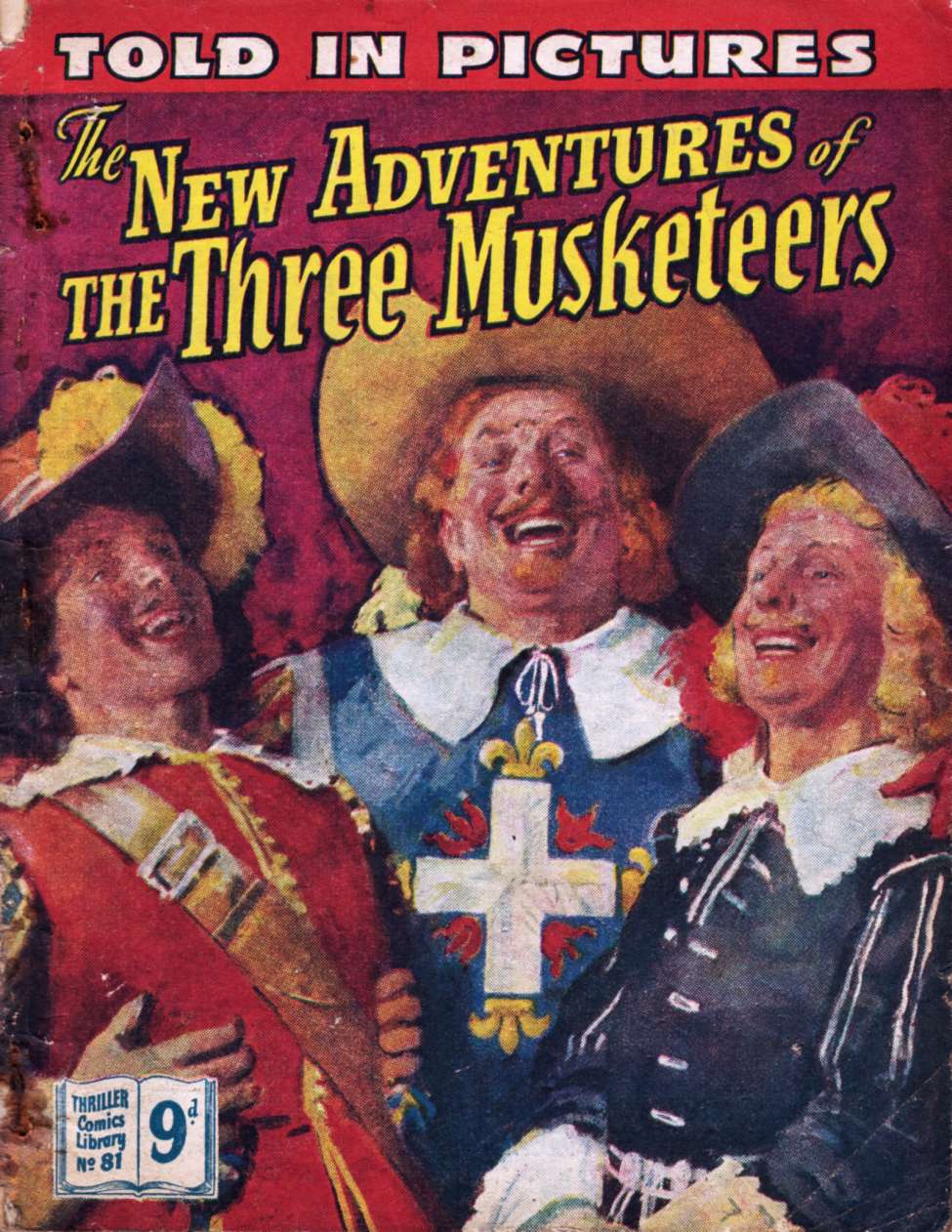 Book Cover For Thriller Comics Library 81 - The New Adventures of the Three Musketeers