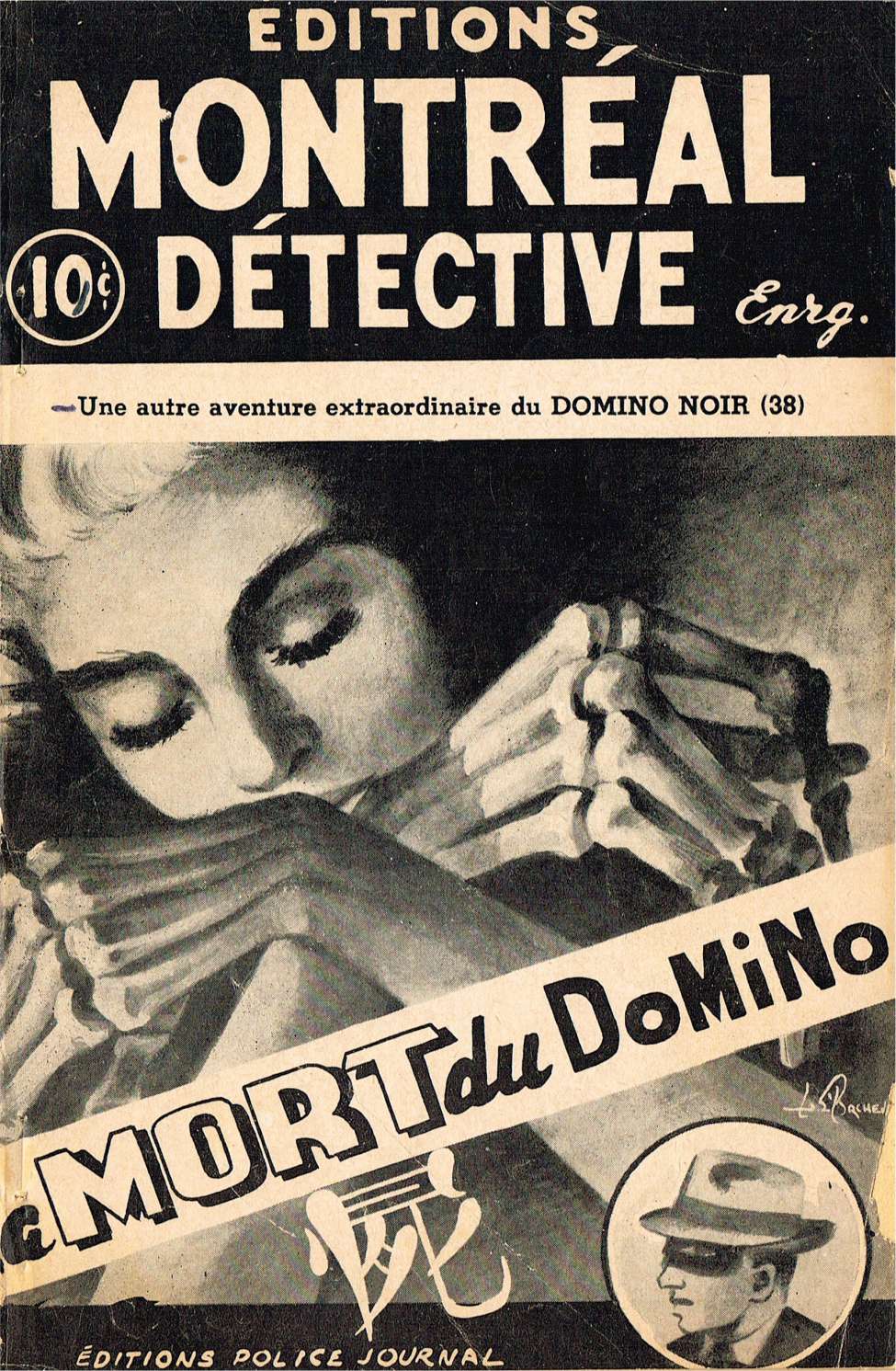 Comic Book Cover For Domino Noir v2 38 - La Mort du Domino