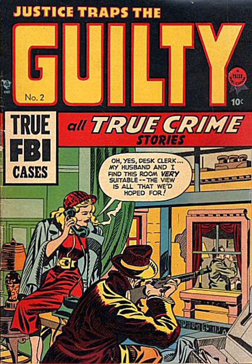 Comic Book Cover For Justice Traps the Guilty 2